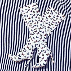 Knee High Butterfly Boots